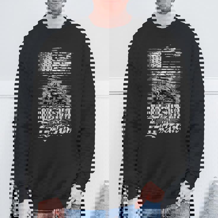 Mud Sweat And Freedom Patriotic American Offroad Sxs Utv Sweatshirt Gifts for Old Men