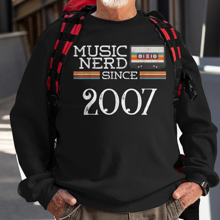 Music Nerd Since 2007 13Th Birthday Music Lover Musical Sweatshirt Gifts for Old Men