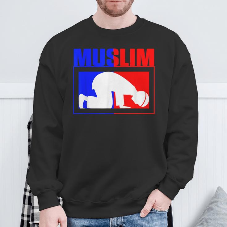 Muslim Prayer Mat Islam Allah Religion Ramadan Faith Sweatshirt Gifts for Old Men