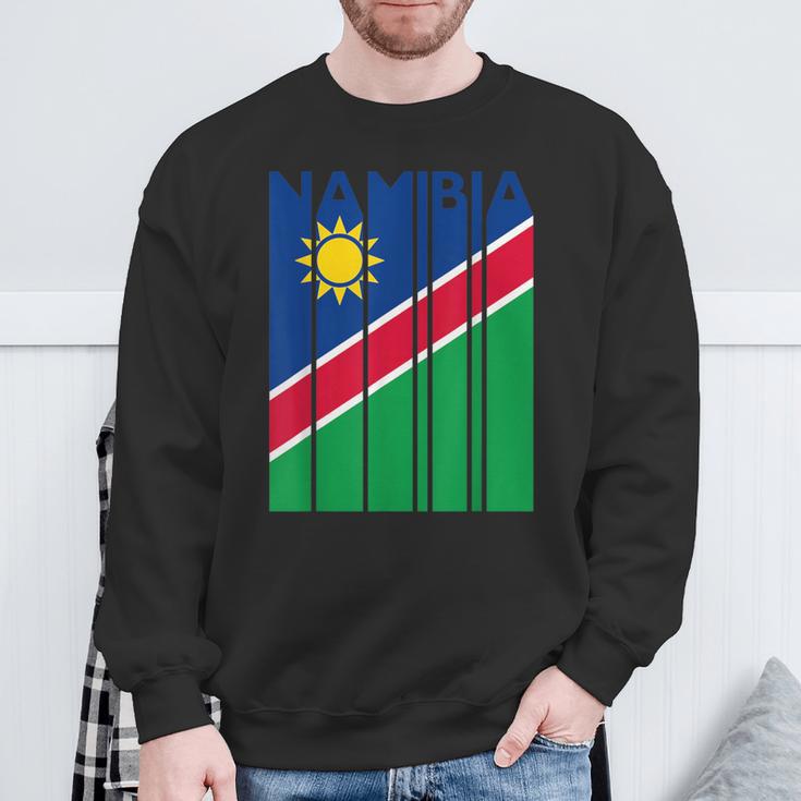 Namibian Flag Namibia Vintage Namibia Sweatshirt Geschenke für alte Männer