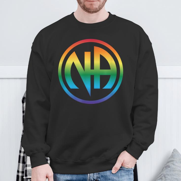 Narcotics Clean Sober Na Aa Recovery Proud Sobriety Lgbt Gay Sweatshirt Gifts for Old Men