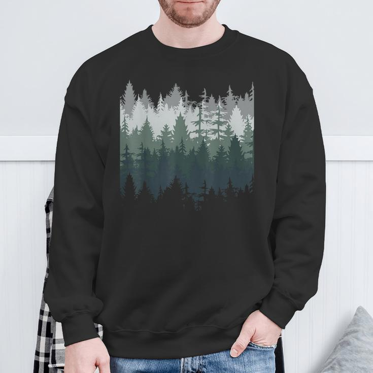 Nature Trees And Forest Sweatshirt Gifts for Old Men