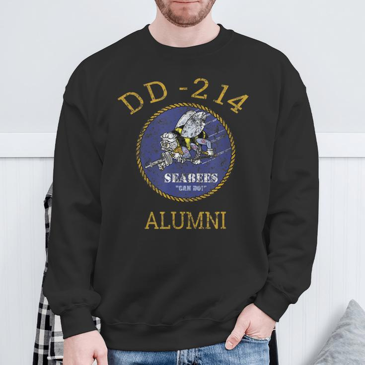 Navy Seabees Dd 214 Alumni VintageSweatshirt Gifts for Old Men
