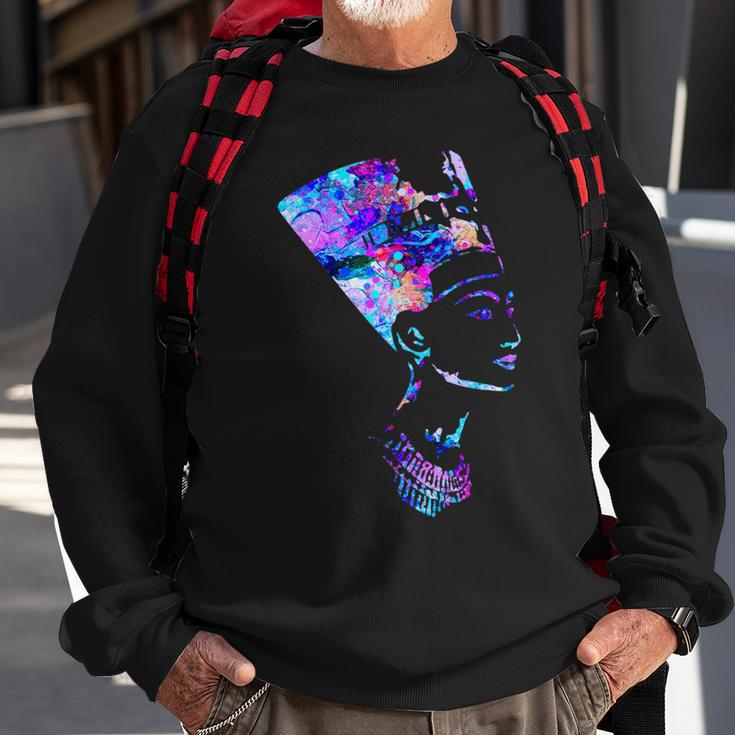 Nefertiti Egyptian Queen Sweatshirt Gifts for Old Men