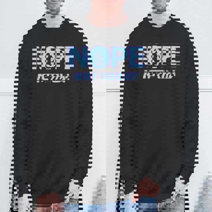 Nein Heute Nicht Magic Tcg Blue Mana Sweatshirt Geschenke für alte Männer