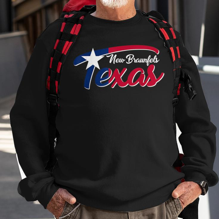 New Braunfels Texas Souvenir Sweatshirt Gifts for Old Men