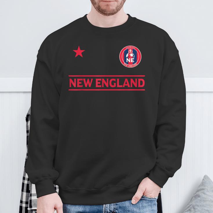 New England Soccer Jersey '53 Royal Edition Ii Sweatshirt Gifts for Old Men