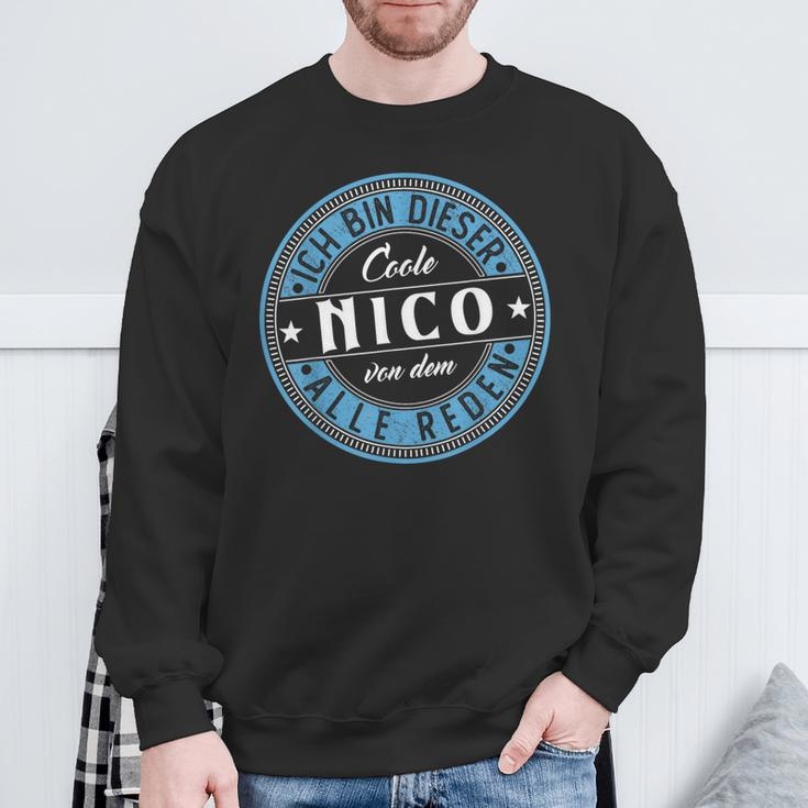 Nico Ich Bin Dieser Cooler Nico Sweatshirt Geschenke für alte Männer