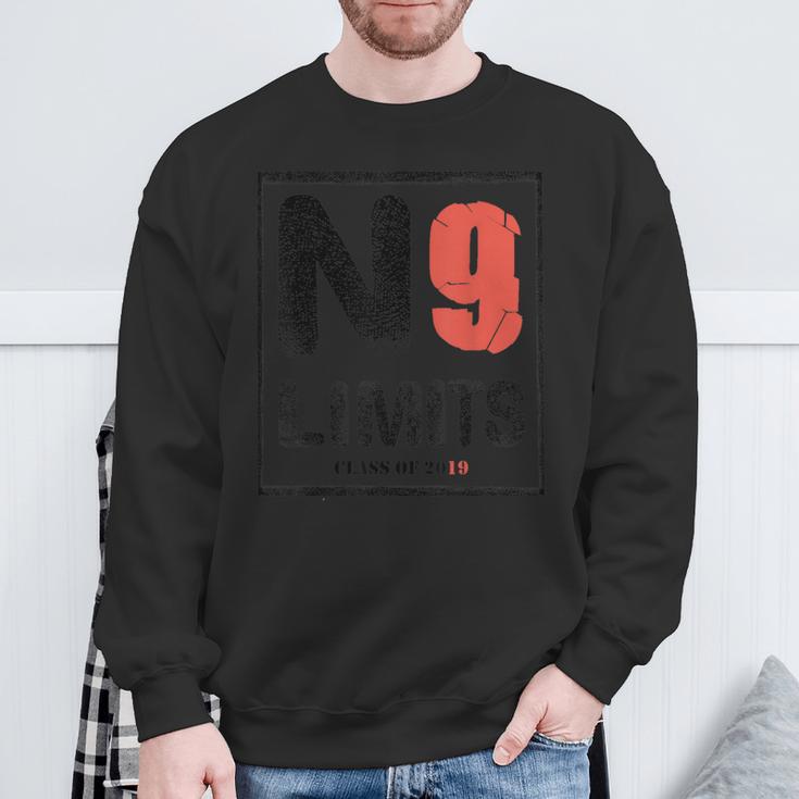 No Limits Class Of 2019 High School Senior Graduation Sweatshirt Gifts for Old Men