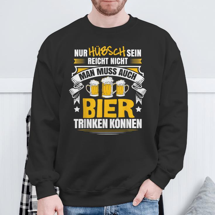 Nur Hübsch Sein Reicht Nicht Must German Language Sweatshirt Geschenke für alte Männer
