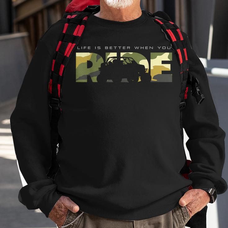 Off Road Quad Atv Apparel Off Road Quad Atv Sweatshirt Gifts for Old Men