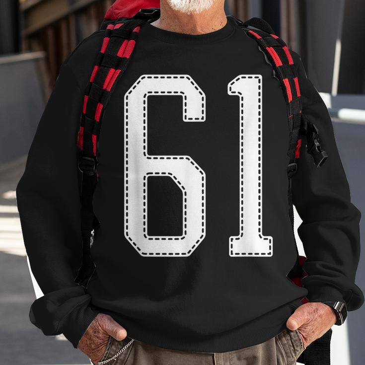 Official Team League 61 Jersey Number 61 Sports Jersey Sweatshirt Gifts for Old Men