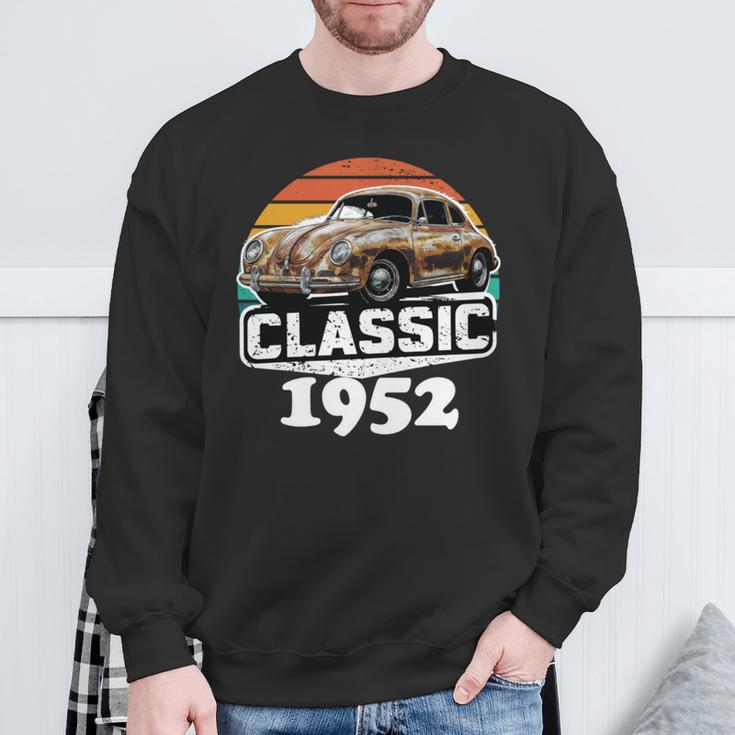 Oldtimer 1952 Geburtstag Für Männer Papaatertag Sweatshirt Geschenke für alte Männer