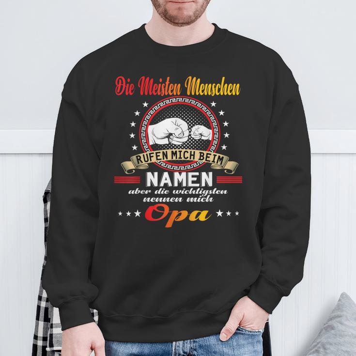 Opa Atertag Papa Stolzer Grossvater Geschenk Sweatshirt Geschenke für alte Männer