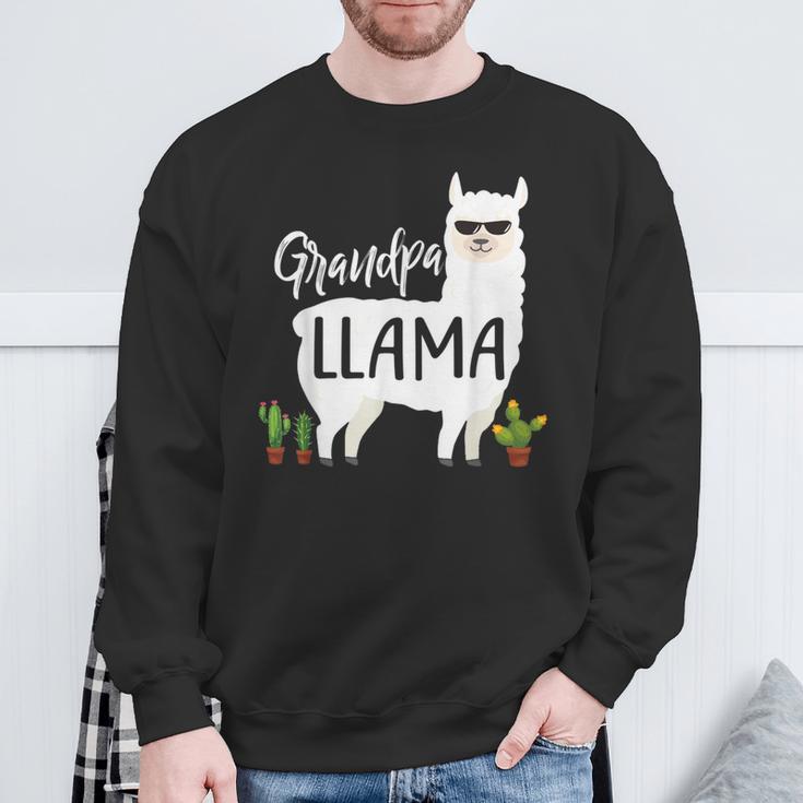 Opa Lama Geschenk Für Männer Papa Sweatshirt Geschenke für alte Männer