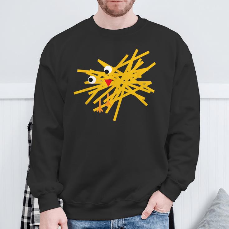 Ostern Chic Küken Streifen Sweatshirt Geschenke für alte Männer