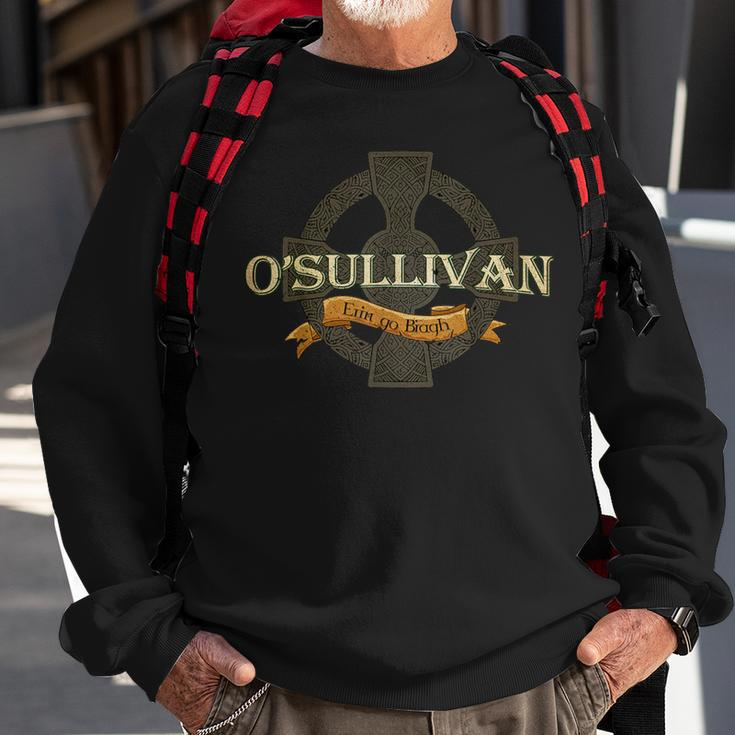O'sullivan Irish Surname O'sullivan Family Name Celtic Cross Sweatshirt Gifts for Old Men