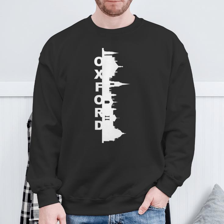 Oxford Skyline United Kingdom Of Great Britain Sweatshirt Gifts for Old Men