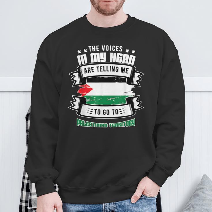 Palestinian Territory In My Head Sweatshirt Gifts for Old Men