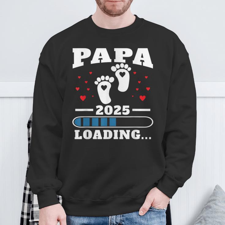 Papa 2025 Lustigesatertagsgeschenk Schwangere Sweatshirt Geschenke für alte Männer