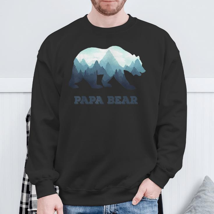 Papa Bear Wildlifeatertagsgeschenk Für Papa Papa Oder Dada Sweatshirt Geschenke für alte Männer