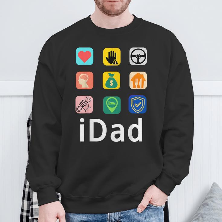 Papa I Dad Als Lustige Appatertag Sweatshirt Geschenke für alte Männer