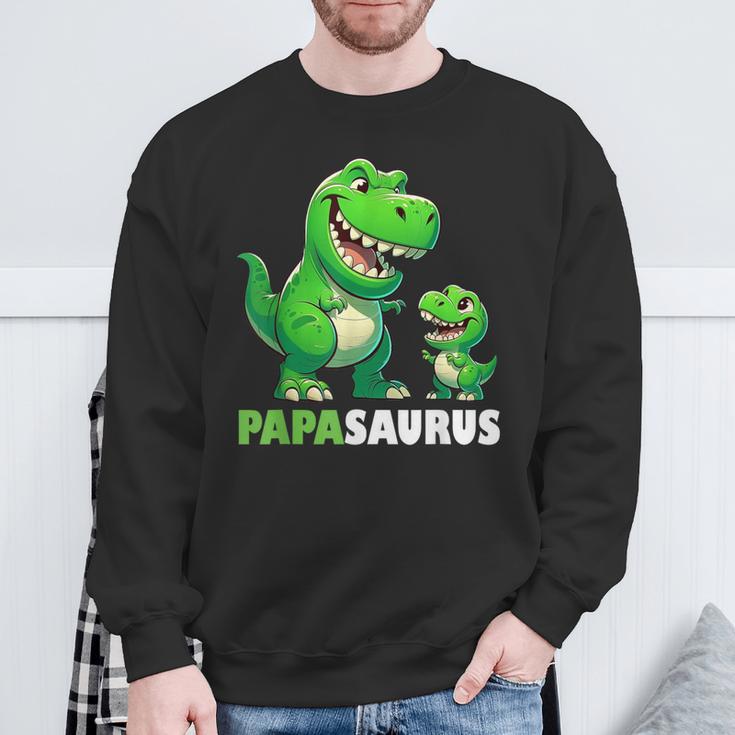 Papa Papasaurusatertagatertagsgeschenk Dino Papa Sweatshirt Geschenke für alte Männer