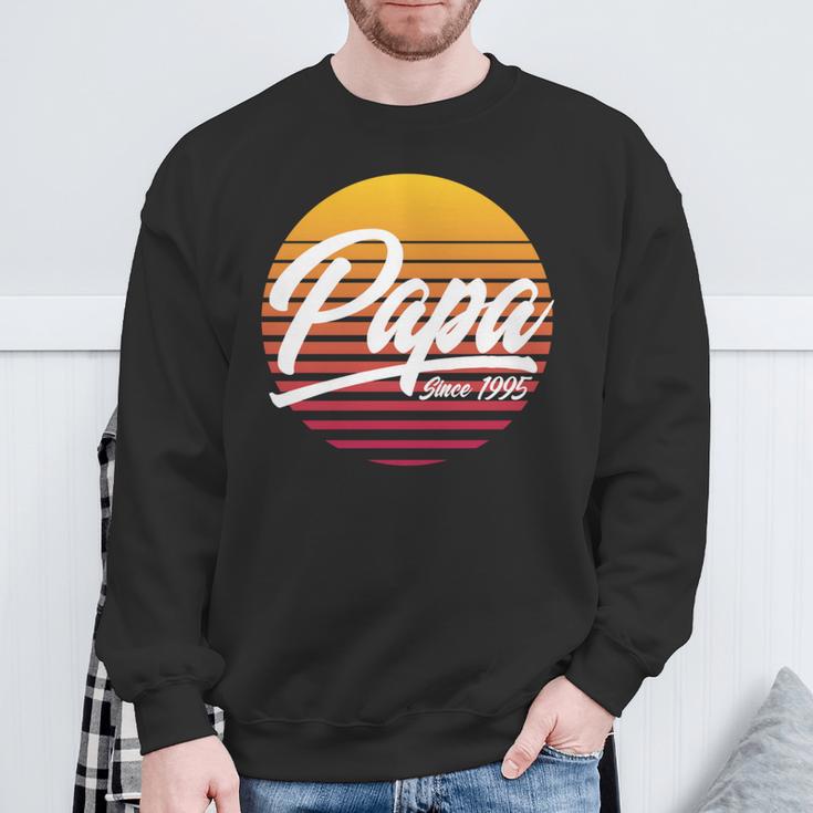 Papa Seit 1995 26 Geburtstag 26 Jahre Als Papa Sweatshirt Geschenke für alte Männer