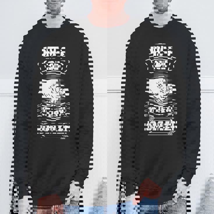 Papa Sohn Die Beste Komplizen Black S Sweatshirt Geschenke für alte Männer