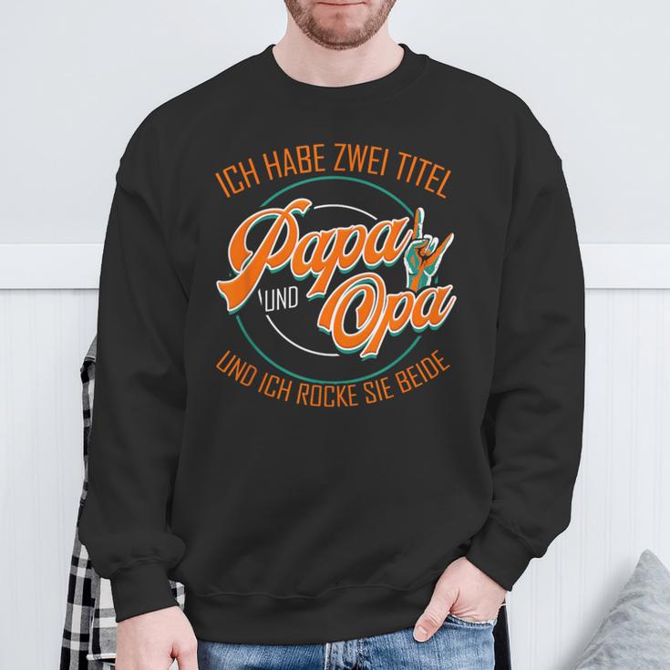 Papa Und Opa Bester Großvater Ehemann Füratertag Dadater Sweatshirt Geschenke für alte Männer