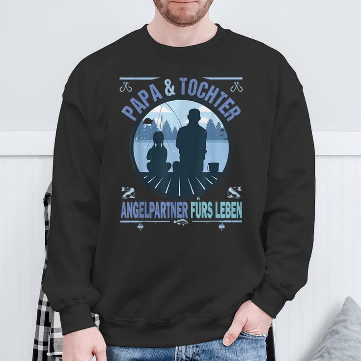 Papa Und Tochter Fishing Partner For Life Fishing Fishing Father Sweatshirt Geschenke für alte Männer