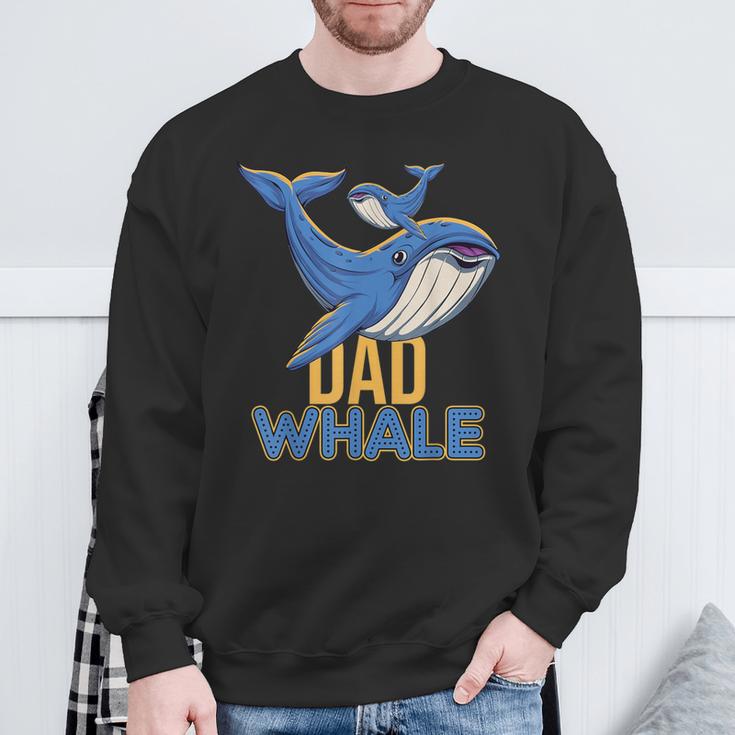 Papa Wal Passend Familien Stamm Geschenk Wal Sweatshirt Geschenke für alte Männer