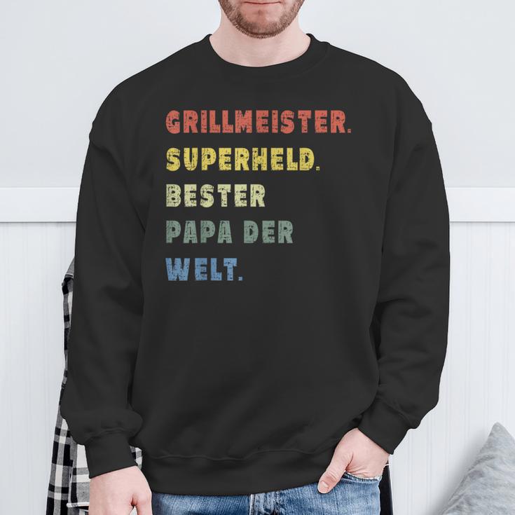 Papaater Grillmeister Sweatshirt Geschenke für alte Männer