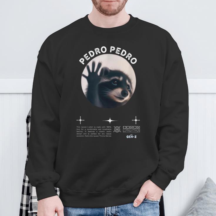 Pedro Pedro Pedro Dancing Racoon Meme Sweatshirt Geschenke für alte Männer