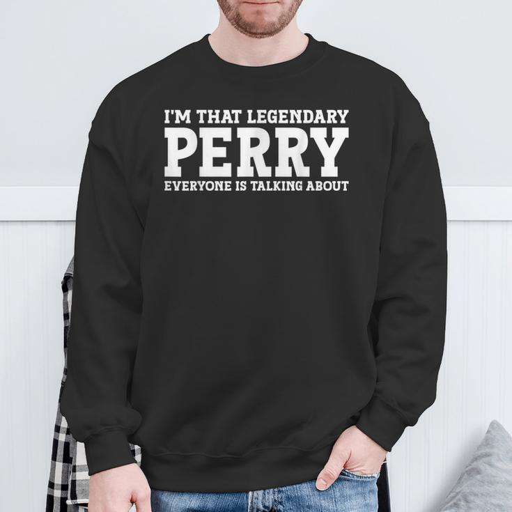 Perry Surname Team Family Last Name Perry Sweatshirt Gifts for Old Men