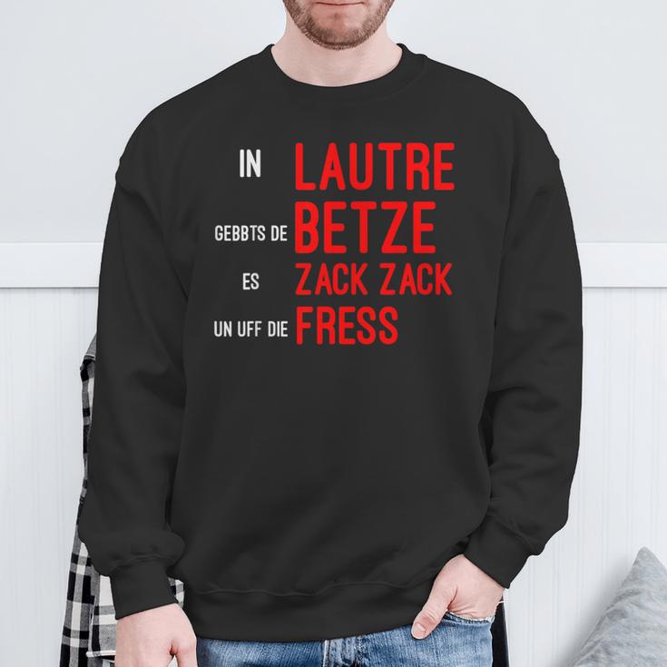 Pfalz Heimatliebe & Betze Fresse Schwarzes Sweatshirt für Lautre Fans Geschenke für alte Männer