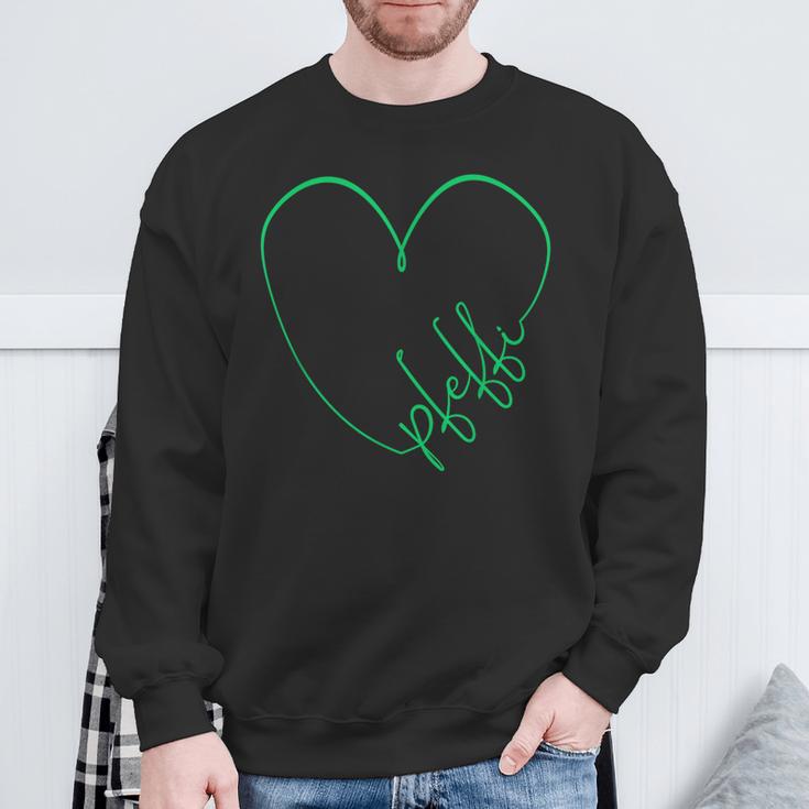 Pfeffi Heart Pepper Peppermint Liqueur Crew Pepper Sweatshirt Geschenke für alte Männer