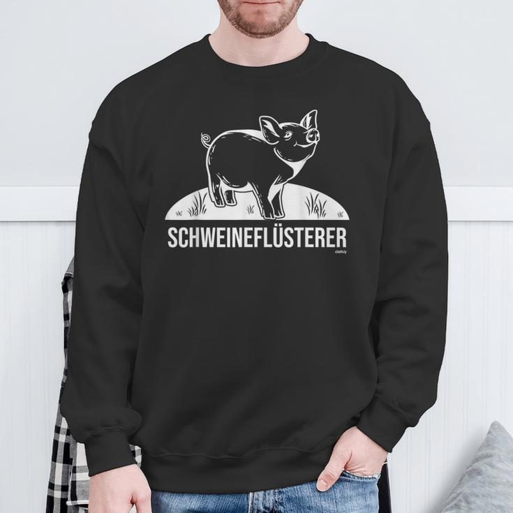 Pig Whisper Pig Farmer Sweatshirt Geschenke für alte Männer