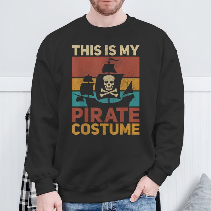 Pirate Ship Pirate Outfit Pirate Costume Retro Pirate Sweatshirt Gifts for Old Men
