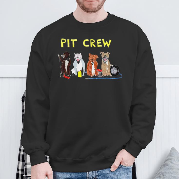 Pit Crew Dogs For Women Sweatshirt Gifts for Old Men