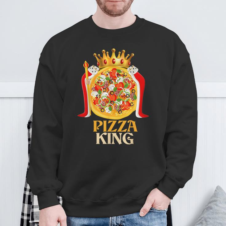 Pizza King Hemd Für Pizzaliebhaber Süße Pizza Sweatshirt Geschenke für alte Männer