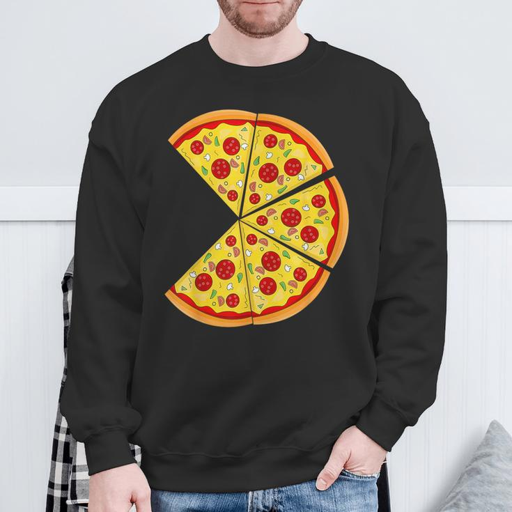 Pizza Pie & Slice Dad And Son Matching Pizza Father's Day Sweatshirt Gifts for Old Men