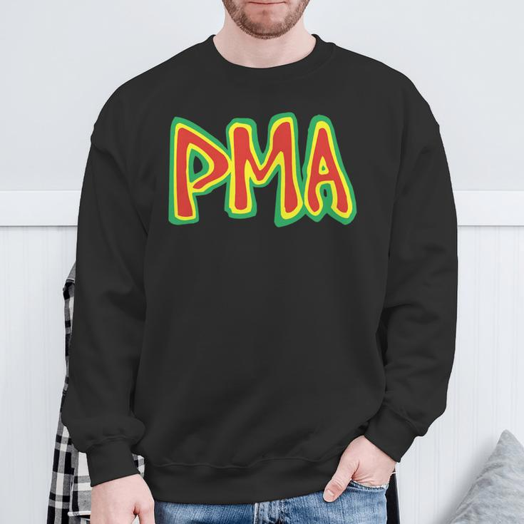 Pma Positive Mental Attitude Classic Hardcore Punk Dc Ny Sweatshirt Gifts for Old Men