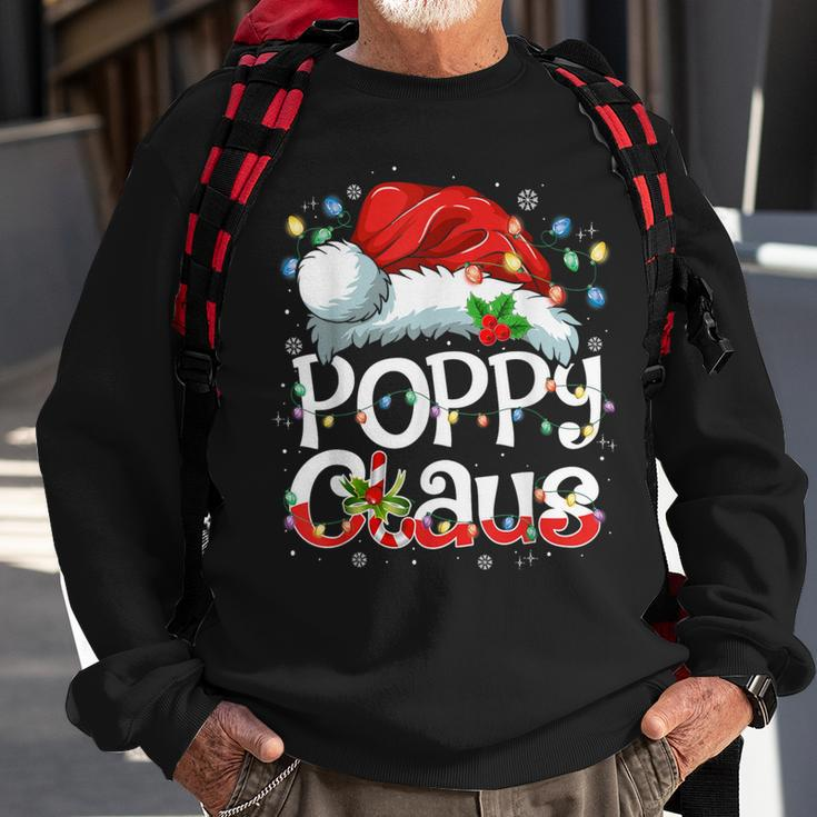 Poppy Claus Xmas Santa Matching Family Christmas Pajamas Sweatshirt Gifts for Old Men