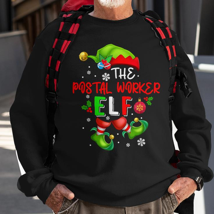 The Postal Worker Elf Christmas Elf Costume Lover Family Sweatshirt Gifts for Old Men