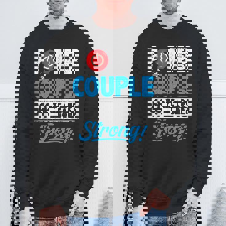 Power Couple Matching 44 Years Wedding Anniversary Sweatshirt Gifts for Old Men