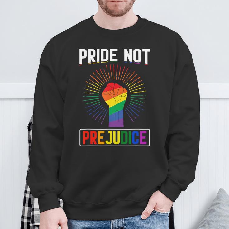 Pride Not Prejudice I Lgbt Sweatshirt Gifts for Old Men