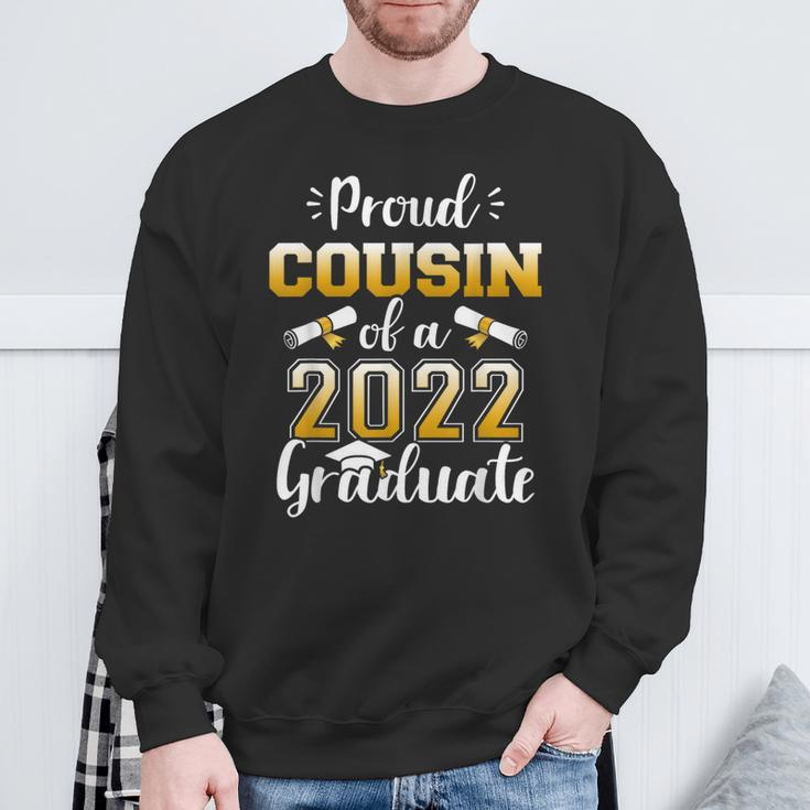 Proud Cousin Of A Class Of 2022 Graduate Senior Graduation Sweatshirt Gifts for Old Men