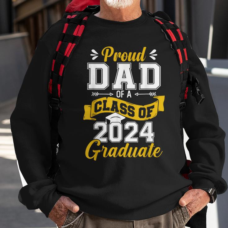 Proud Dad Of A Class Of 2024 Graduate Senior 2024 Graduation Sweatshirt Gifts for Old Men