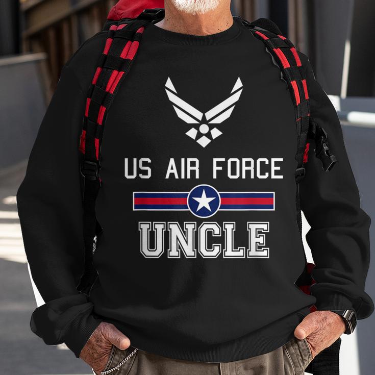 Proud Us Air Force Uncle Military Pride Sweatshirt Gifts for Old Men